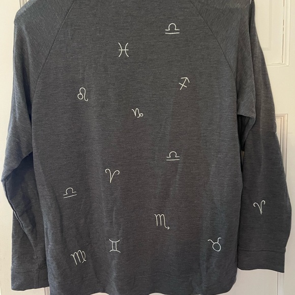 Gray Zodiac Symbol Sweatshirt - Picture 3 of 6